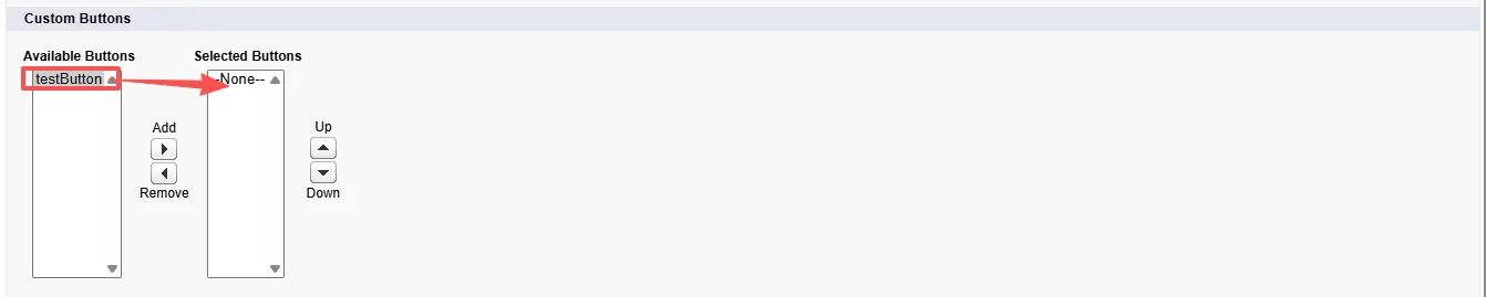 Button appears in the ListView toolbar